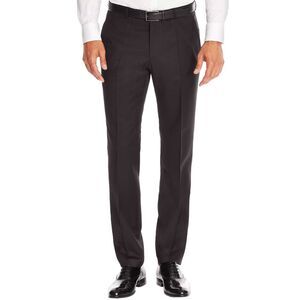 Lauren Ralph Lauren Mens Dress Pants 38 x 32 Classic-Fit Wool Flat Front Black